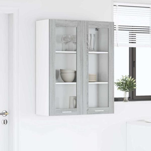 Hängeschrank Riga Graues Sonoma 80 x 31 x 100 cm Holzwerkstoff