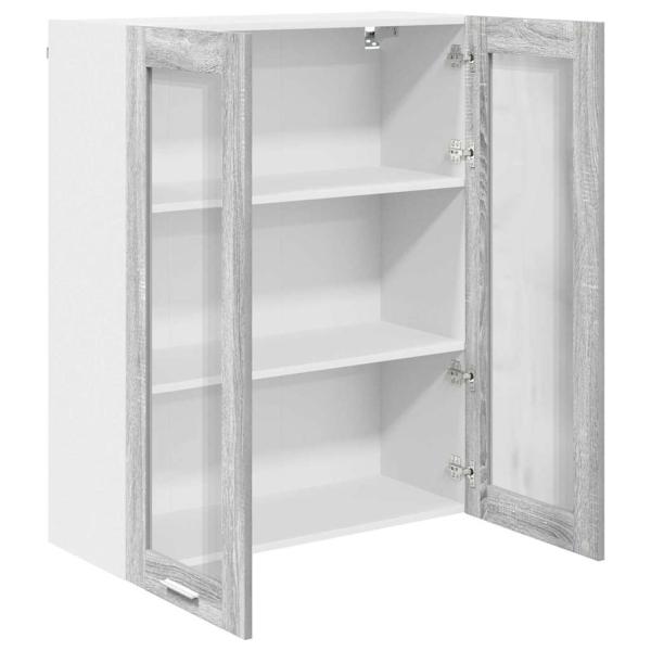 Hängeschrank Riga Graues Sonoma 80 x 31 x 100 cm Holzwerkstoff