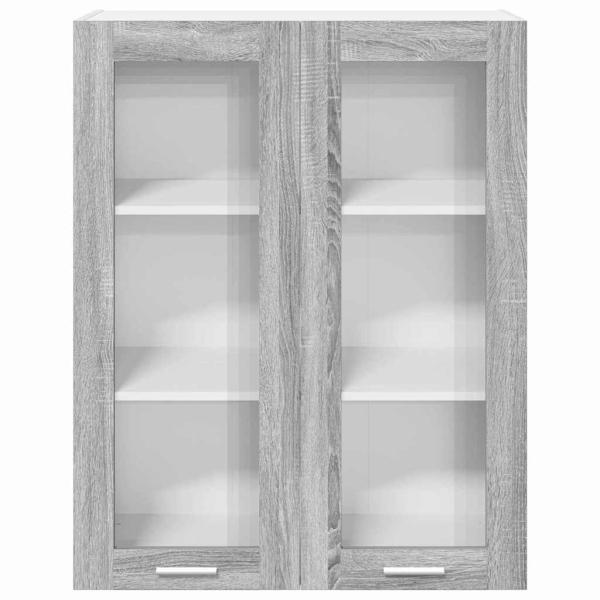 Hängeschrank Riga Graues Sonoma 80 x 31 x 100 cm Holzwerkstoff