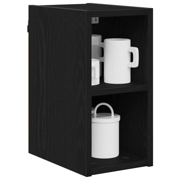 Hängeschrank Riga Schwarz Eichen-Optik 20 x 29,5 x 40 cm