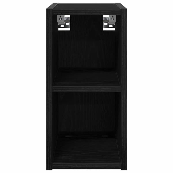 Hängeschrank Riga Schwarz Eichen-Optik 20 x 29,5 x 40 cm