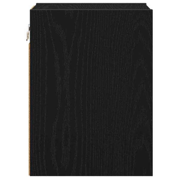 Hängeschrank Riga Schwarz Eichen-Optik 20 x 29,5 x 40 cm