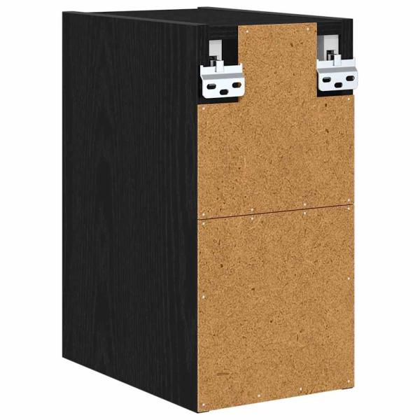 Hängeschrank Riga Schwarz Eichen-Optik 20 x 29,5 x 40 cm