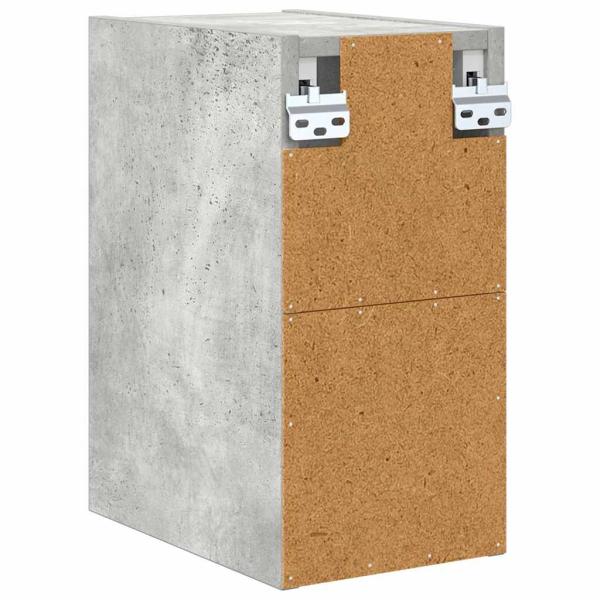 Hängeschrank Riga Beton Grau 20 x 29,5 x 40 cm Holzwerkstoff