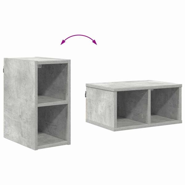 Hängeschrank Riga Beton Grau 20 x 29,5 x 40 cm Holzwerkstoff