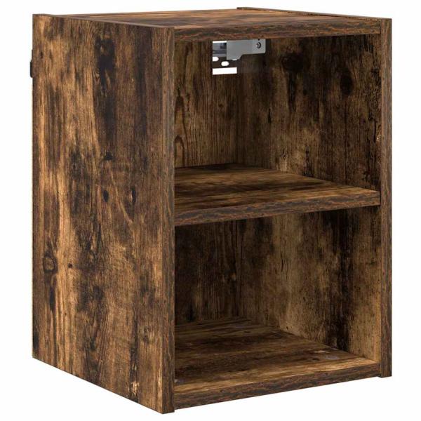 Hängeschrank mit Regal Riga Geräucherte Eiche 30 x 29,5 x 40 cm