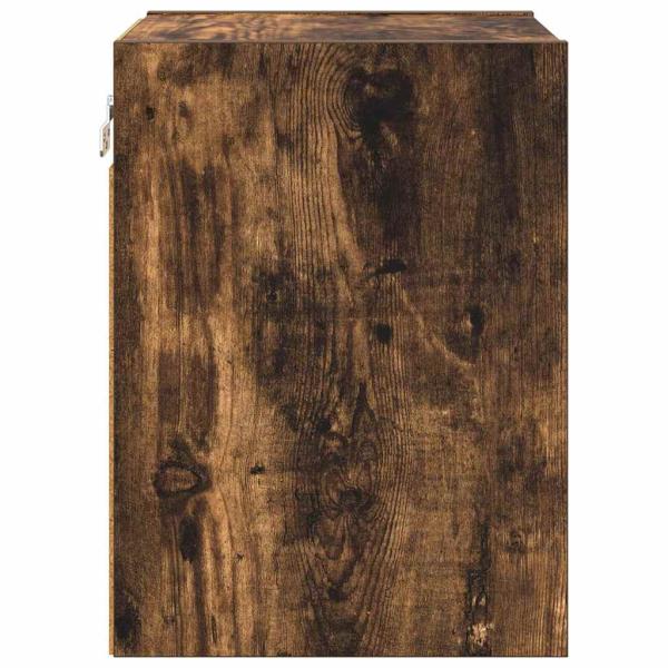 Hängeschrank mit Regal Riga Geräucherte Eiche 30 x 29,5 x 40 cm