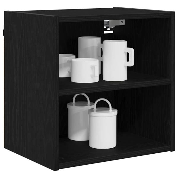 Hängeschrank Riga Schwarz Eichen-Optik 40 x 29,5 x 40 cm