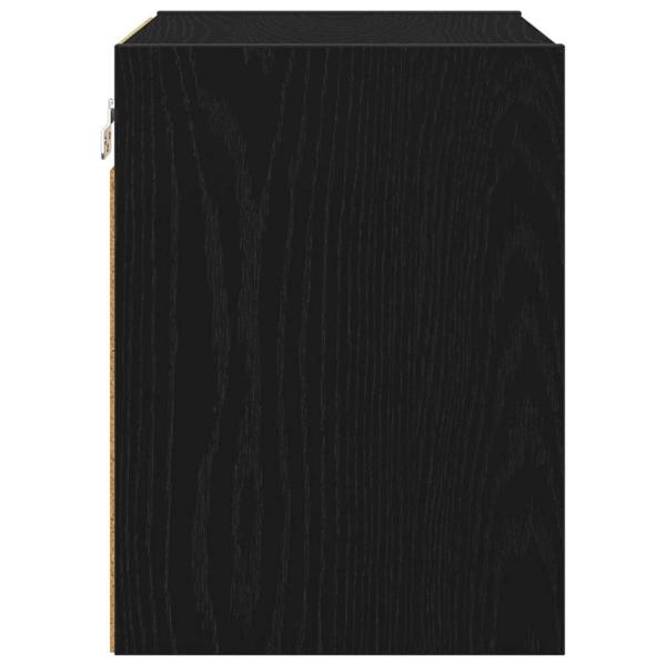 Hängeschrank Riga Schwarz Eichen-Optik 40 x 29,5 x 40 cm
