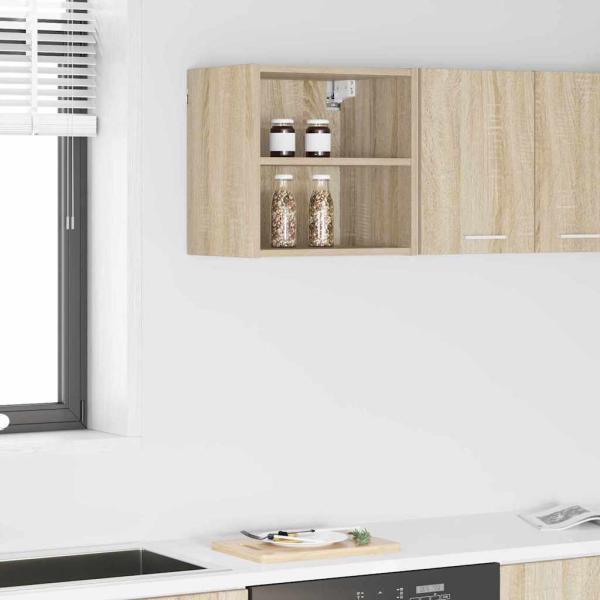 ARDEBO.de - Hängeschrank Riga Sonoma-Eiche 40 x 29,5 x 40 cm Holzwerkstoff