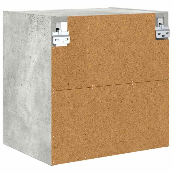 Hängeschrank Riga Beton Grau 40 x 29,5 x 40 cm Holzwerkstoff