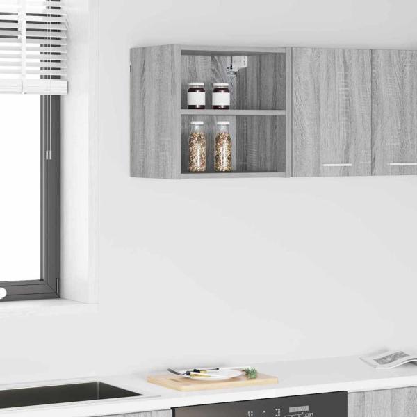 ARDEBO.de - Hängeschrank Riga Graues Sonoma 40 x 29,5 x 40 cm Holzwerkstoff