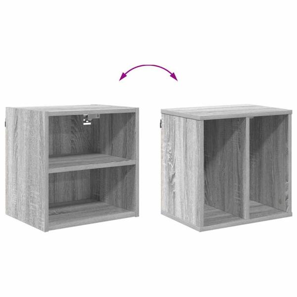 Hängeschrank Riga Graues Sonoma 40 x 29,5 x 40 cm Holzwerkstoff