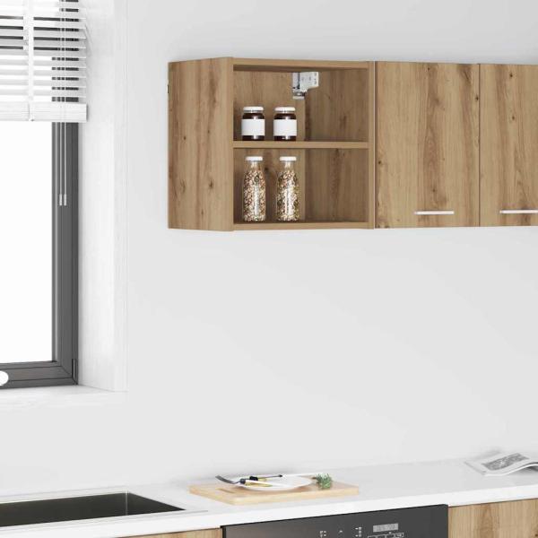 ARDEBO.de - Hängeschrank Riga Artisan-Eiche 40 x 29,5 x 40 cm Holzwerkstoff