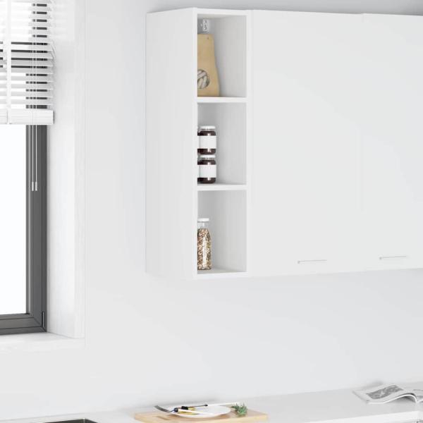 ARDEBO.de - Hängeschrank Riga Weiß 20 x 29,5 x 80 cm Holzwerkstoff