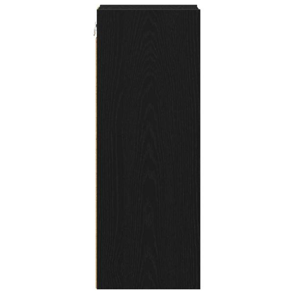 Hängeschrank Riga Schwarz Eichen-Optik 20 x 29,5 x 80 cm