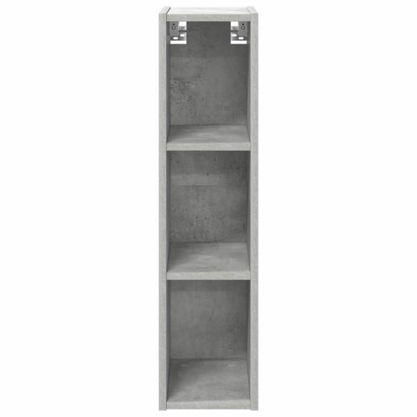 Hängeschrank Riga Beton Grau 20 x 29,5 x 80 cm Holzwerkstoff