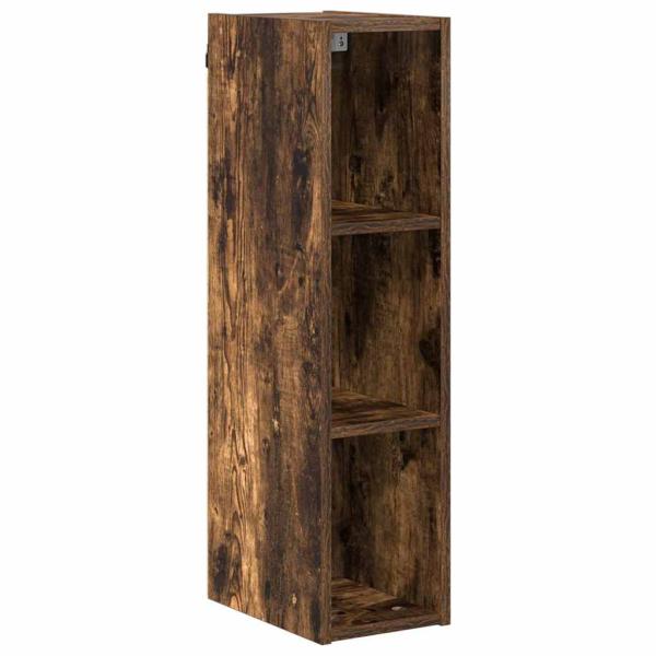 Hängeschrank mit Regal Riga Geräucherte Eiche 20 x 29,5 x 80 cm