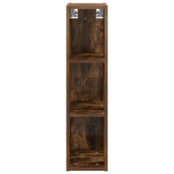 Hängeschrank mit Regal Riga Geräucherte Eiche 20 x 29,5 x 80 cm