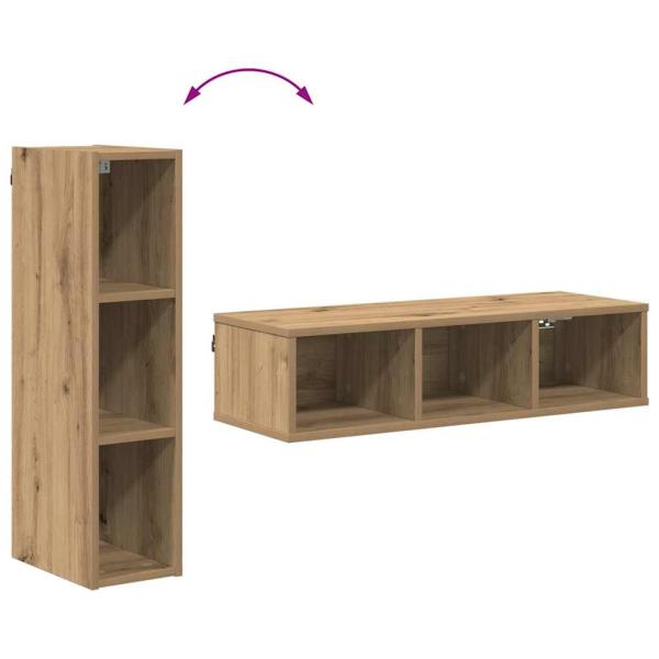 Hängeschrank Riga Artisan-Eiche 20 x 29,5 x 80 cm Holzwerkstoff