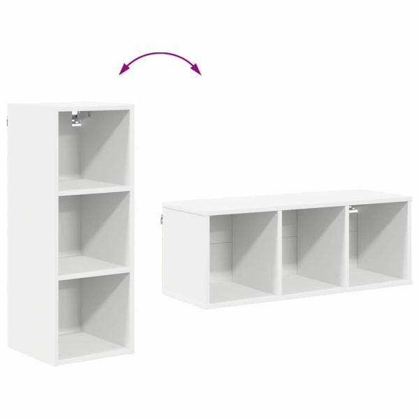 Hängeschrank Riga Weiß 30 x 29,5 x 80 cm Holzwerkstoff