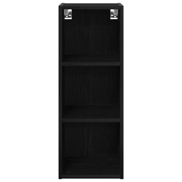 Hängeschrank Riga Schwarz Eichen-Optik 30 x 29,5 x 80 cm