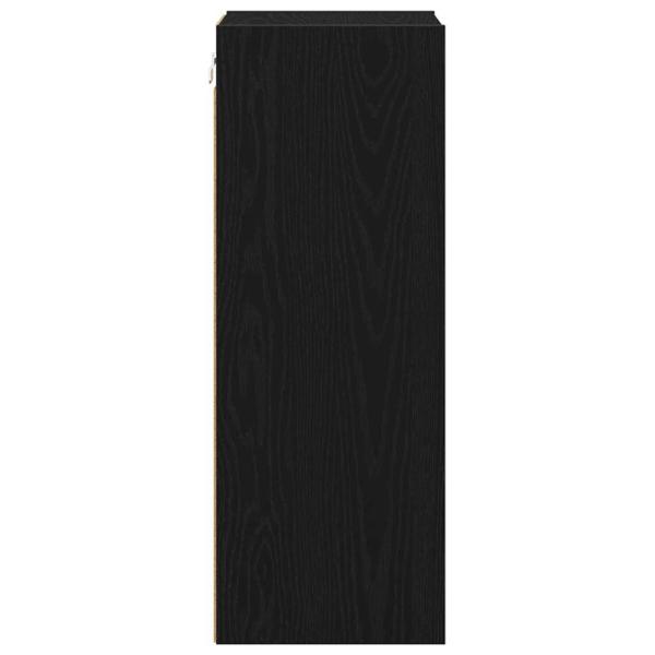 Hängeschrank Riga Schwarz Eichen-Optik 30 x 29,5 x 80 cm