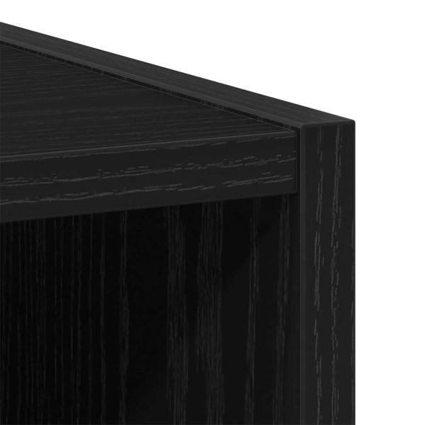 Hängeschrank Riga Schwarz Eichen-Optik 30 x 29,5 x 80 cm