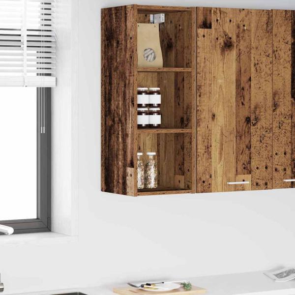 ARDEBO.de - Hängeschrank Riga Altholz 30 x 29,5 x 80 cm Holzwerkstoff
