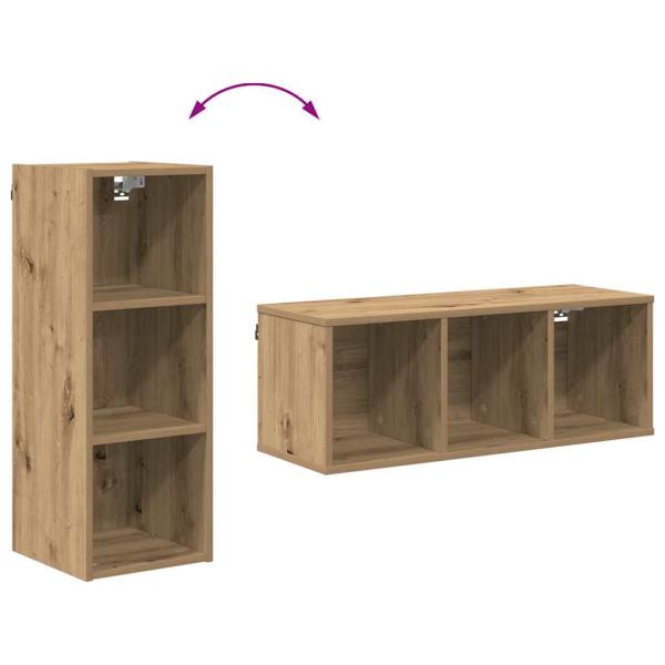 Hängeschrank Riga Artisan-Eiche 30 x 29,5 x 80 cm Holzwerkstoff