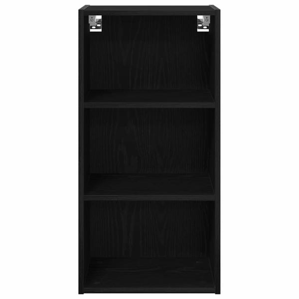 Hängeschrank Riga Schwarz Eichen-Optik 40 x 29,5 x 80 cm