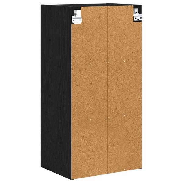 Hängeschrank Riga Schwarz Eichen-Optik 40 x 29,5 x 80 cm