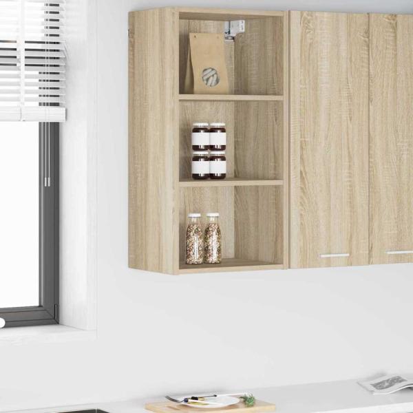 ARDEBO.de - Hängeschrank Riga Sonoma-Eiche 40 x 29,5 x 80 cm Holzwerkstoff
