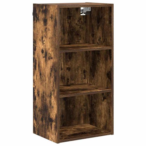 Hängeschrank mit Regal Riga Geräucherte Eiche 40 x 29,5 x 80 cm