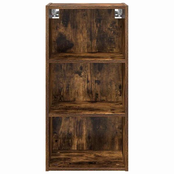 Hängeschrank mit Regal Riga Geräucherte Eiche 40 x 29,5 x 80 cm