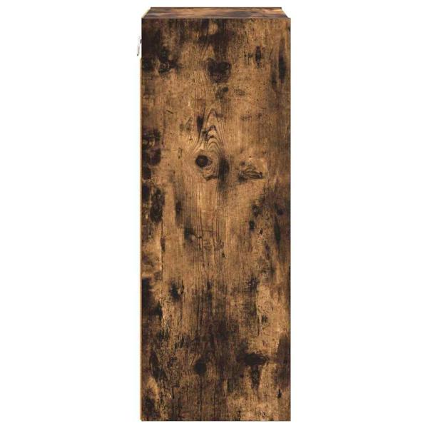 Hängeschrank mit Regal Riga Geräucherte Eiche 40 x 29,5 x 80 cm