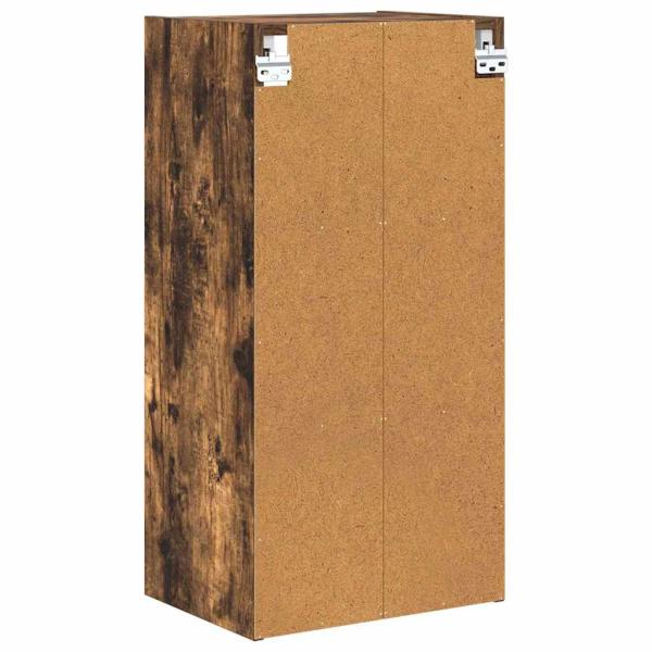 Hängeschrank mit Regal Riga Geräucherte Eiche 40 x 29,5 x 80 cm