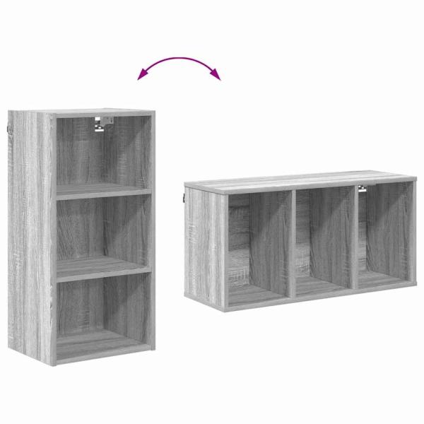 Hängeschrank Riga Graues Sonoma 40 x 29,5 x 80 cm Holzwerkstoff