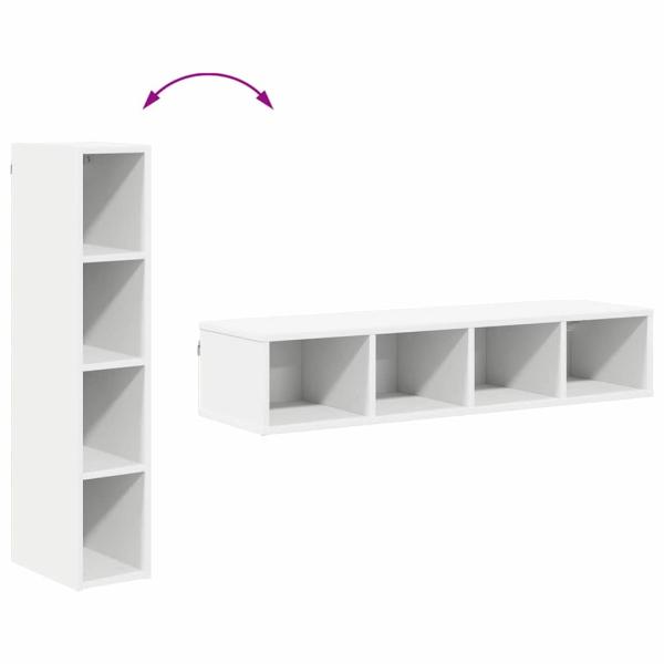 Hängeschrank Riga Weiß 20 x 29,5 x 100 cm Holzwerkstoff