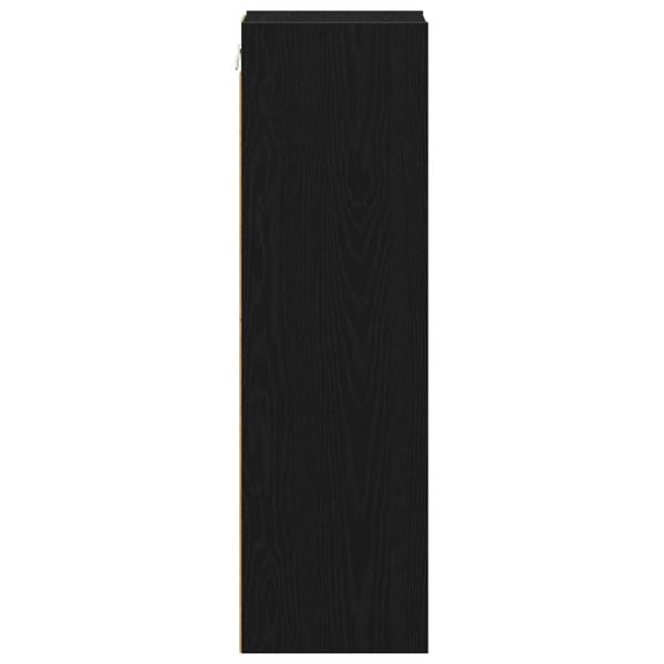 Hängeschrank Riga Schwarz Eichen-Optik 20 x 29,5 x 100 cm