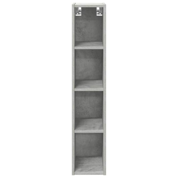 Hängeschrank Riga Beton Grau 20 x 29,5 x 100 cm Holzwerkstoff