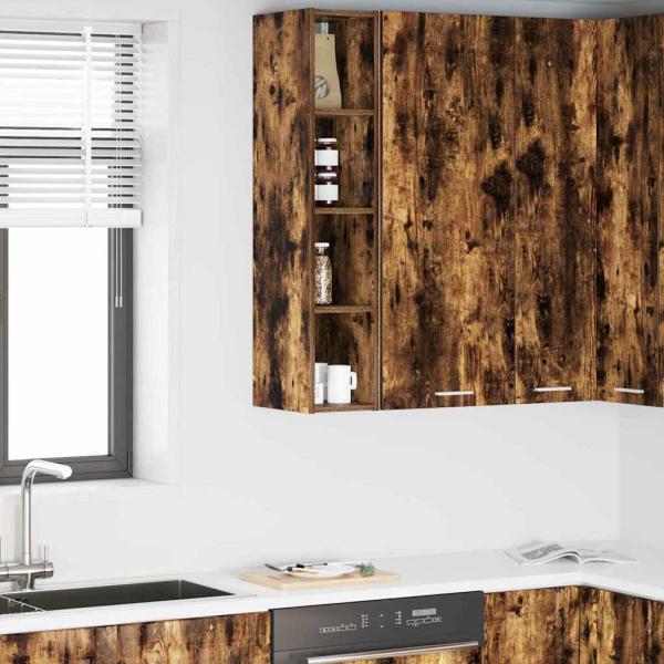 ARDEBO.de - Hängeschrank Riga Geräucherte Eiche 20 x 29,5 x 100 cm