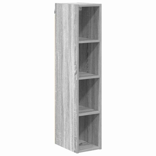 Hängeschrank mit Regal Riga Graues Sonoma 20 x 29,5 x 100 cm