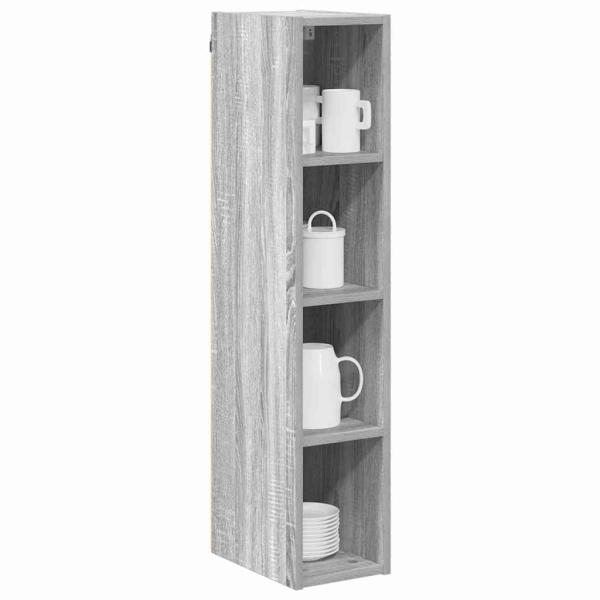 Hängeschrank mit Regal Riga Graues Sonoma 20 x 29,5 x 100 cm