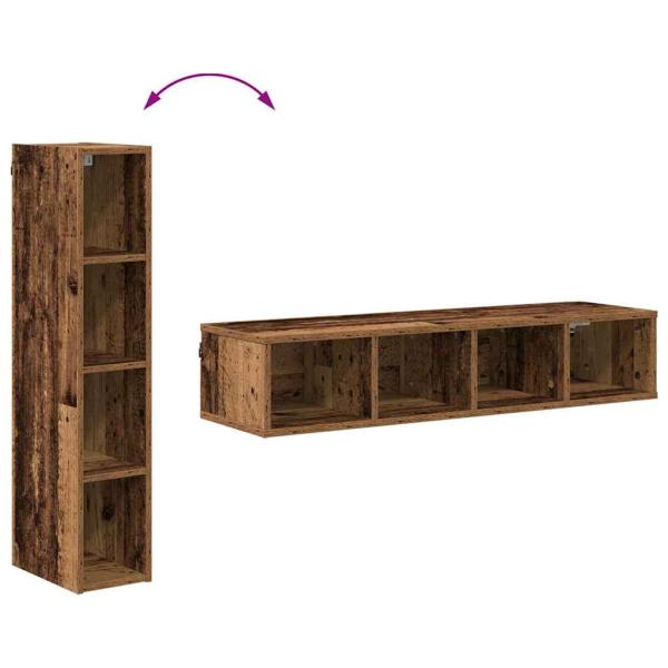 Hängeschrank Riga Altholz 20 x 29,5 x 100 cm Holzwerkstoff