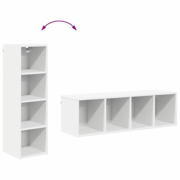 Hängeschrank Riga Weiß 30 x 29,5 x 100 cm Holzwerkstoff