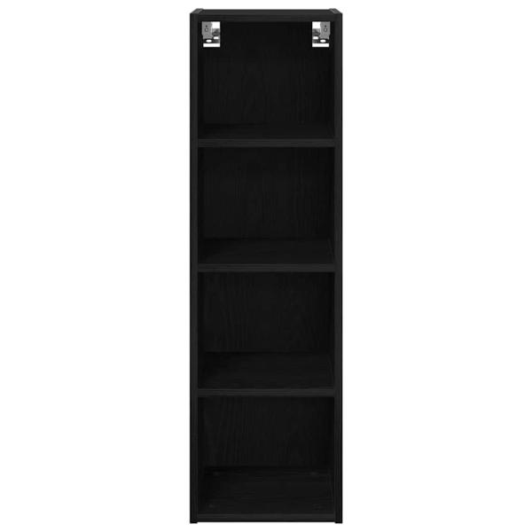 Hängeschrank Riga Schwarz Eichen-Optik 30 x 29,5 x 100 cm
