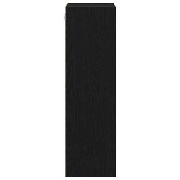 Hängeschrank Riga Schwarz Eichen-Optik 30 x 29,5 x 100 cm