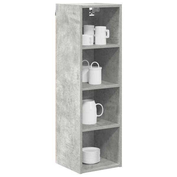 Hängeschrank Riga Beton Grau 30 x 29,5 x 100 cm Holzwerkstoff