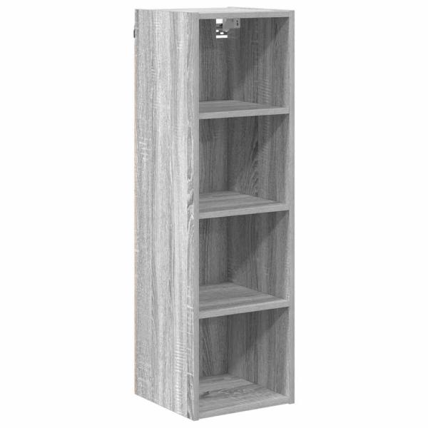 Hängeschrank mit Regal Riga Graues Sonoma 30 x 29,5 x 100 cm